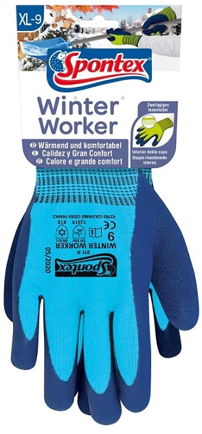 Pracovní rukavice zimní vel XL/9 - Úklidové a ochranné pomůcky Rukavice pracovní